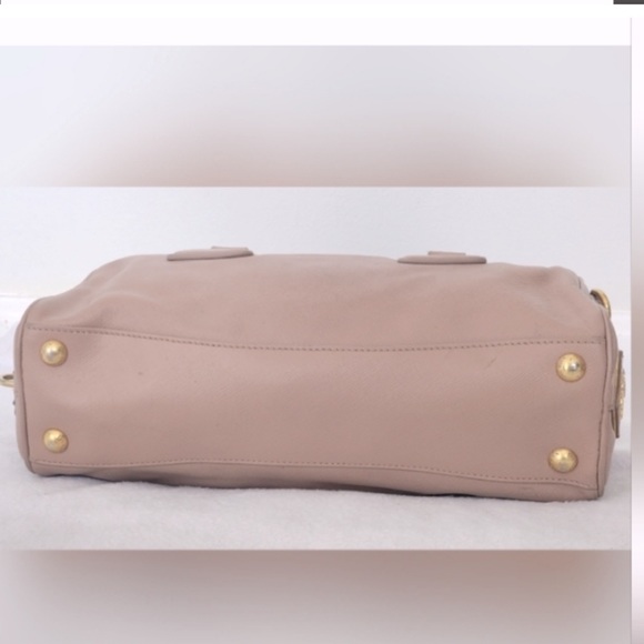 EUC* Authentic Prada Saffiano Bauletto Satchel with Matching Wallet - Picture 4 of 12